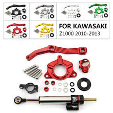 Estabilizador e suporte de direção de motocicleta, alta qualidade, para kawasaki z1000 z 1000 2010 2011 2012 2013 10 11 12 13 2024 - compre barato