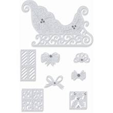 2020 New Christmas Gift and Sled Metal Cutting Dies For DIY Cut Paper Embossing Craft Making Greeting Card Scrapbooking NO Stamp 2024 - buy cheap