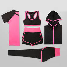 Conjunto de ropa deportiva para mujer, traje deportivo para gimnasio, Yoga, Fitness 2024 - compra barato