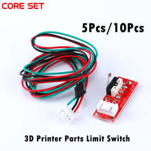 Piezas de impresora 3D, interruptor de límite para Arduino, interruptor de límite de parada Final + Cable, Endstop mecánico de alta calidad para rampas de impresora 3D 1,4 2024 - compra barato