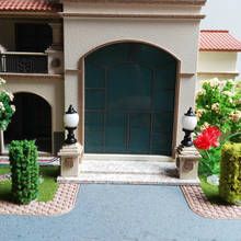 Luz de rua em miniatura modelo com 10 peças, para jardim, gramado, escala ho, luzes 1:100 2024 - compre barato