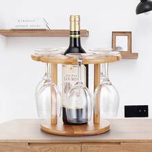 Soporte De bambú para Vino, Botellero creativo para el hogar, champán, Whisky, decoración del hogar 2024 - compra barato