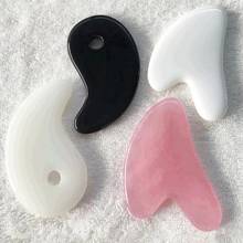 Beeswax/Jade Guasha Scraping Massage Scraper Face Massager Acupuncture Gua Sha Board Acupoint Face Eye Care SPA Massage To 2024 - buy cheap