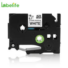 Labelife 18mm TZe-S241  3/4 In. Extra Strength Black on White for Brother P-touch Tape TZ-S241 for Rough or Textured Surfaces 2024 - buy cheap