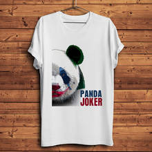 Camisa de manga curta casual de manga curta para homens de verão nova camisa de t dos homens do coringa panda engraçado 2024 - compre barato