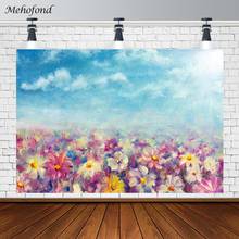 Mehofond-fotografia para recém-nascidos, pintura a óleo, fundo de flores, faixa de fotos, estúdio fotográfico, decoração de fotochamada 2024 - compre barato