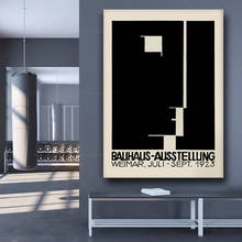 Cartaz de exposição de arte bauhaus, impressão de exposição bauhaus, herbert bayer cartaz, bauhaus impressão, walter gropius, bauhaus arte exhibi 2024 - compre barato