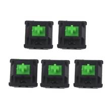 2022 New 5Pcs Greetech Green Switches Axis for Razer Gaming Mechanical Keyboard for Cherry MX 3pin Switch 2024 - buy cheap