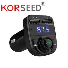 Handsfree Bluetooth 4.2 FM Transmitter QC3.0 Fast Car Charger USB Adapter Car MP3 Player Wireless Audio Receiver Car Accessories 2024 - buy cheap