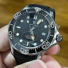 PAGANI DESIGN топ бренды синие мужские часы 2021 Новинка 007 командир мужские часы модные водонепроницаемые 100 м наручные часы Япония NH35 1667 2024 - купить недорого