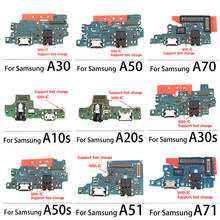 50Pcs， Original USB Charger Charging Dock Flex For Samsung Galaxy A10 A01 A11 A21S A31 A41 A51 A71 A30 A50 A70 A10S A20S A30S 2024 - buy cheap