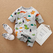 Spring Autumn Boy Baby Sleepwear For Newborns Jumpsuit Cute Baby's Rompers Cartoon Overalls For Kids Toddler Boys Clothes 2024 - buy cheap