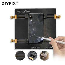 DIYFIX-Soporte de abrazadera de vidrio roto para iPhone, accesorio de desmontaje, pala de fijación, para iPhone 8, 8P, X, XS, 11, 11Pro Max 2024 - compra barato