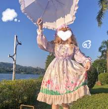 Autumn sweet Lolita dress palace princess cute Angel Forest Soft Girl Japanese Doll Collar Girl Op Dress cos maid Costumes 2024 - buy cheap