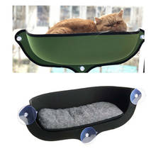 Hamaca con montaje en ventana para gato, cama con ventosa, sofá suave, tumbona, cómoda cama con ventana, asiento colgante para mascotas pequeñas, suministros para mascotas 2024 - compra barato