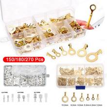 180pcs Crimp Terminals Insulated Male Female Wire Connector Electrical Wire Crimp Terminals 2.8/4/4.8/6.3mm Spade Connectors Kit 2024 - buy cheap