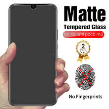 Protectores de pantalla de vidrio templado para xiaomi pocophone, cubierta completa mate esmerilada 9d, poco m3 m 3 pocom3, película protectora de 6,53 pulgadas, 2 uds. 2024 - compra barato