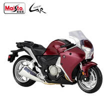 Maisto 1:18 honda vfr 1200f modelo de carro simulação liga motocicleta metal brinquedo do carro das crianças presente coleção 2024 - compre barato