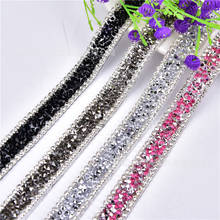 2Yards High Quality Pearl Beaded Lace Trim Wedding Dress Clothing Decorative Accessories Iron On The Clothes Or Sew On 1.5cm 2024 - buy cheap