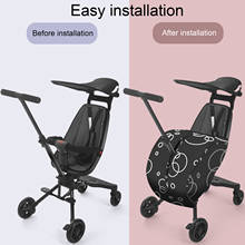 Capa protetora para carrinho de bebê, acolchoada e portátil, para proteção do pé, carrinho de bebê 2024 - compre barato
