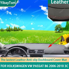 Cubierta Anti-UV antideslizante para salpicadero de Volkswagen VW Passat B6 2006-2010 3C, accesorio de cuero PU excelente y duradero 2024 - compra barato