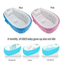 Portable Folding Safety Newborns Bathing Tub Baby Paddling Pool Inflatable Swimming Pool Kids Keep Warm Pool Pump for Children 2024 - buy cheap