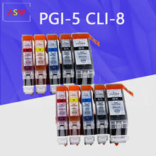 Cartucho de tinta PGI5BK para impresora Canon PGI5, CLI8, iP4200, iP4300, iP4500, iP5200, MP500, MP530, MP600, MP610, PGI-5BK, CLI8BK 2024 - compra barato