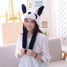 Plush Panda Hat Dancing Ear Flap Hat with Paw Cartoon Cute Animal Plush Toys 2024 - buy cheap