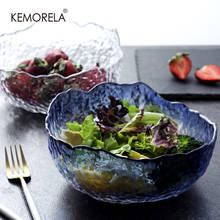 Japanese Large Transparent Glass Bowl Household Salad Dessert Bowl Soup Bowl Large Bowl tableware, ce / eu 2024 - buy cheap