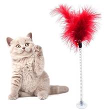 1 предмет, однотонное Цвет забавная игрушка для кошек творческие интерактивные поддельные Перо колокол Декор котенок кошка игрушка для домашних животных кошка сувениры разные цвета Цвет 2024 - купить недорого