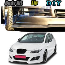 Car Bumper Lip Front Spoiler Skirt Deflector For SEAT Toledo 1L 1M 5P KG Tune Car Modified Body Kit VIP Hella Flush Lips 2024 - buy cheap