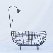 Baby Iron Basket Shower Bathtub Infant Photography Accessories Unique Shooting Props Posing Container Baby Photography Props 2024 - buy cheap