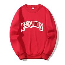 New O-Neck Hoodies Streetwear Backwoods Hoodie Sweatshirt Men Fashion Autumn Winter Hip Hop Hoodie Pullover Sweatshirts S-3XL 2024 - buy cheap