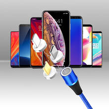 Tutew Cable magnético tipo C 3A Micro Cable de datos de carga USB rápido para Samsung Xiaomi imán USB C cargador teléfono móvil Cable USB 2024 - compra barato