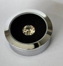 5pcs/lot Diamond Display Box Quality Stainless Steel Metal Diamond Case Stone Box Gem Box With White and Black Pad 2024 - buy cheap