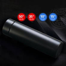 500mL Thermos Bottle Temperature Display Stainless Steel Insulated Water Bottle Portable Vacuum Flask for Coffee Mug Travel Cup 2024 - buy cheap