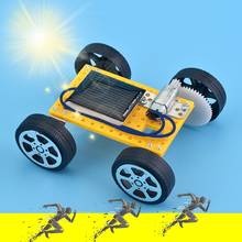 Mini coche de energía Solar para niños, juguete educativo de ciencia, regalo de cumpleaños, bricolaje 2024 - compra barato