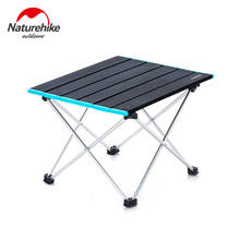 Naturehike Outdoor aluminum alloy folding portable light weight picnic table tourism wild barbecue wild camping table 2024 - buy cheap