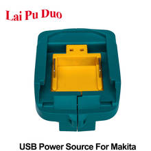 Makita-carregador de bateria de íon de lítio, dupla, usb, sem fio, adp05, lxt, 14.4v, 18v, bl1815, bl1830, bl1430 2024 - compre barato