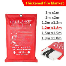 1.2M * 1.8M fire blanket Home Safety Fighting Fire fire fighting material.fire extinguishing tools tent ship emergency life shed 2024 - buy cheap