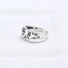 INS Аутентичные ювелирные изделия из стерлингового серебра S925 пробы, кольца для плача, кольца для слез, регулируемое кольцо TLJ707 2024 - купить недорого