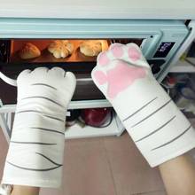 1Pcs Baking High Quality Thick Cotton Gloves Oven Microwave Cooking Gloves Heat-resistant Gloves Kitchen Tools Random Colors 2024 - buy cheap