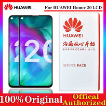 Original 6.26 "display para huawei honor 20 lcd YAL-L21 tela de toque digitador assembléia peças reposição reparo com quadro 2024 - compre barato