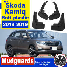 Guardabarros para Skoda Kamiq, accesorio de plástico suave para rueda delantera y trasera de coche, 2018, 2019 2024 - compra barato