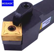 MOSASK-cortador MSSNR de 20mm y 25mm, torno CNC MSSNR1616H12, insertos de carburo sólido, herramientas de corte, soportes de torneado exterior 2024 - compra barato