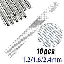 Welding Rods 10pcs 1.2mm 1.6mm 2.4mm 316l Stainless Steel Tig Electrode 330mm High Quality Flux Core Low Temperature Meld Mire 2024 - buy cheap