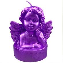 3D Baby Angel силиконовая форма для свечей, мыло, декоративные силиконовые формы для свечей 2024 - купить недорого
