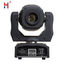 Projetor de lira com cabeça móvel e controle dmx 512, holofote giratório com efeito led de 60w para noite, clube, festa, iluminação