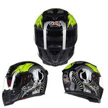 Capacete para motociclista e ciclista, capacete com lente dupla modular, com cobertura total, para motocross, moto, novo, 2020 2024 - compre barato