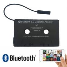 Receptor de Audio y música para coche, adaptador de reproductor de Cassette, convertidor MP3 para iPhone, Samsung, Nokia, HTC Smart, USB, carga por Bluetooth 5,0 2024 - compra barato